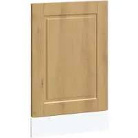 vidaXL Vaatwaspaneel Porto 45x1,5x57 cm bewerkt hout artisanaal eiken