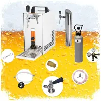 Ich-zapfe Complete set - Biertap PYGMY 25 LE - 1-kraans droogkoeler, 30 liter/uur - Beertender, Thuistap, Bierkoeler - met NC Adapter