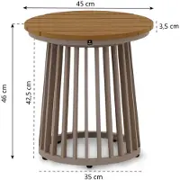 Coco Toscana loungetafel 45 cm