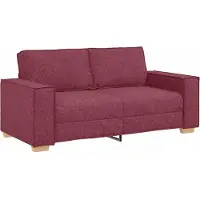 vidaXL 2-zitsbank Wijnrood 180x78x84 cm Stof