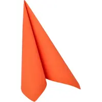 Papstar 8x 20 Servetten ROYAL Collection 1/4 vouw 40 cm x 40 cm nectarine