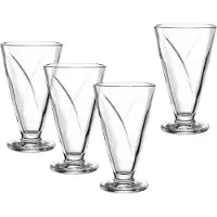 Leonardo CONO Schaal op voet 360ml - set/4