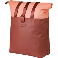 Basil Vive - Enkele fietstas - 15-20 Liter - Waterdicht - Reflectie details - Gerecycled materiaal - MIK Hooks - Incl. laptopvak - rood/roze