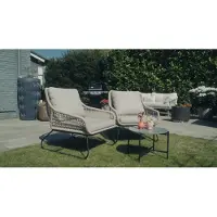 Vita Portofino lounge set van 3 bruin