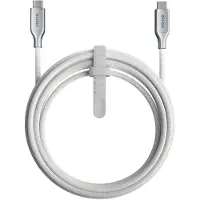 Nomad USB-C Naar USB-C Kabel 240 Watt 3 Meter Wit