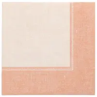 Papstar 8x 20 Servetten ROYAL Collection 1/4 vouw 40 cm x 40 cm terracotta Linum