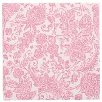 Papstar 8x 20 Servetten ROYAL Collection 1/4 vouw 40 cm x 40 cm fuchsia Paisley