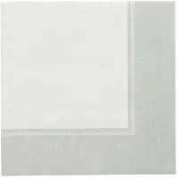 Papstar 8x 20 Servetten ROYAL Collection 1/4 vouw 40 cm x 40 cm jade groen Linum