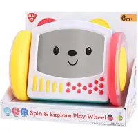 Playgo activiteitenrol sensorisch speelgoed kleurrijk voor baby's.