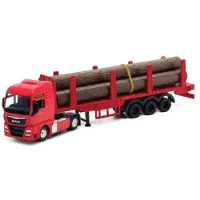 Welly MAN TGX Vrachtwagen met Hout 1:64 - Realistisch Verzamelaarsobject