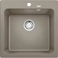 BLANCO Naya 5 - Silgranit spoelbak, 52x51 cm, tartufo 526584