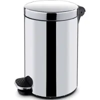 Hendi Runder afvalbak met binnenbak, 30 liter, diameter 300 mm, hoogte 650 mm