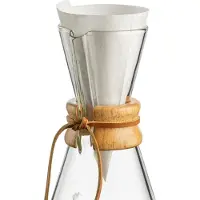 Chemex koffiefilters 3-kops ongevouwen wit 100 stuks