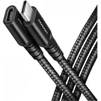 Axagon BUCM32-CF05AB, 0,5 meter, USB-C, USB-C, USB 3.2 Gen 2x2, 20 Gbit/s, zwart