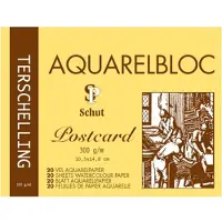 Schut Terschelling Aquarelblok Classic 10,5x14,8cm 300 gram - 20 sheets (postcard).