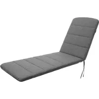 Hobbygarden - Loungebed Kussen - 185x60 cm - Grafiet