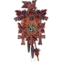 Trenkle - 1100-4_nu - Handgesneden cuckoo-klok - Mechanisme met kettingaandrijving voor 1 dag - Cuckoo Classic