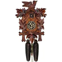 Trenkle - 8100-3_nu - Houten staande cuckoo-klok - 8-daags kettingaangedreven uurwerk - Cuckoo Classic