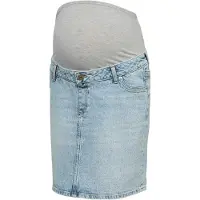 Vero moda Maternity Rok 'VMMTESSA' blauw denim