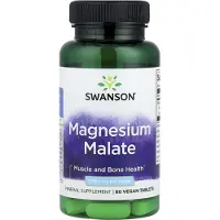 Swanson Health - Magnesiummalaat, 150 mg elementair magnesium - 60 tabletten
