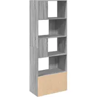 vidaXL Boekenkast 70x36x189 cm bewerkt hout grijs sonoma eikenkleurig