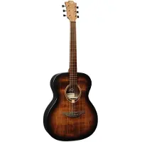 Lag Tramontane 70 T70A Black & Brown akoestische westerngitaar