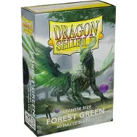 Dragon Shield Matte Japanese (59x86mm) 60 Sleeves - Jade Forest