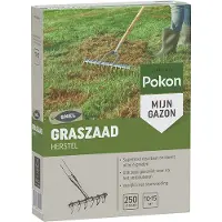 Pokon Graszaad Herstel - 250gr - Gazonherstel - Geschikt voor 10m² tot 15m² - Supersnel egaal groen gras