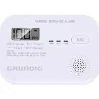 Grundig CO Melder - Hoogsensitieve Koolmonoxidemelder - LCD Scherm - 10 Jaar Sensor - Voldoet aan Europese norm