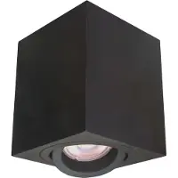 Light Prestige Lyon inbouwspot zwart, GU10,