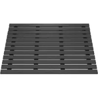 Aurlane Antislip Douchemat Indus 2 - Zwart - 115x90cm