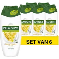 Palmolive Melk & Honing - douchegel - 6 x 250ml - Voordeelverpakking