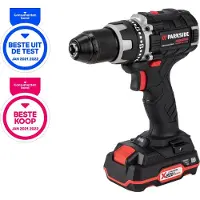 Parkside PERFORMANCE Accu-schroefboormachine 20V 2 Ah Lion - Inclusief lader en accu - 60 Nm - Zeer krachtige boormachine - 2 versnellingen