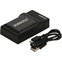 Duracell oplader met USB-kabel voor DRNEL23/EN-EL23