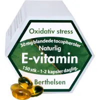 Berthelsen Naturprodukter - E-vitamin M. Toco 150 stk.