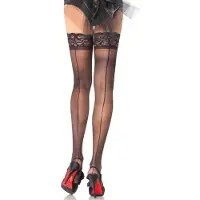 Leg avenue hold up kousen met achternaad 20 denier female | Maat: 34-40