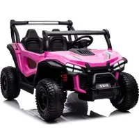 Lean cars S618 Roze auto op batterijen, 4x4