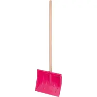 Prosperplast - Sneeuwschep 88cm / sneeuwschuiver - voor kinderen - houten steel - handgreep - Bobo - Roze