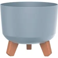 Prosperplast Gracia - Bloempot met pootjes - Rond / diameter 200 mm - Lichtgrijs