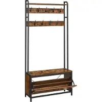 Leobert Kapstok met zitbank en schoenenrek – HSR405B01 – Industrieel design