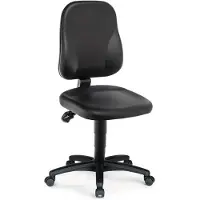 BIMOS Werkdraaistoel | wielen | kunstleer kussen zwart | 450-620 mm | 1 stuk - 9653Y-0551-602 9653Y-0551-602
