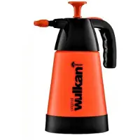 Kwazar Drukspuit - - 1 L - Verstelbare spuitmond - Stabiliserende basis - Oranje - Robuust plastic