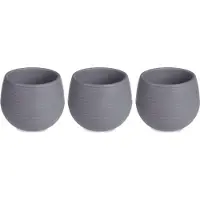 Usorteret Zelfwaterende kunststof bloempotten, Ø 14 cm, set van 3