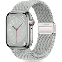 TechProtection Nylon Plus Apple Watch 49 / 46 / 45 / 44 Mm Bandje Stone