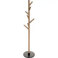 Atmosphera Houten Vrijstaande Kapstok - 178 cm, Lichtbruin