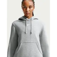 Nike Sweatshirt 'PHNX FLC' donkergrijs / wit