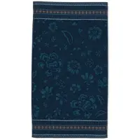 Pip studio Douchelaken Jasmin Jacquard Dark Blue (55 x 100 cm)