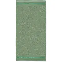 Pip studio Jasmin Jacquard handdoek Groen 55x100 cm