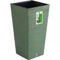 Prosperplast Furu Square - Bloempot Hoog Vierkant- 30x30x55cm aardgroen