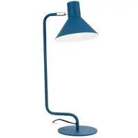 Orion Bureaulamp Viktoria, blauw, Woon-/ Eetkamer, metaal, Modern, bureaulamp